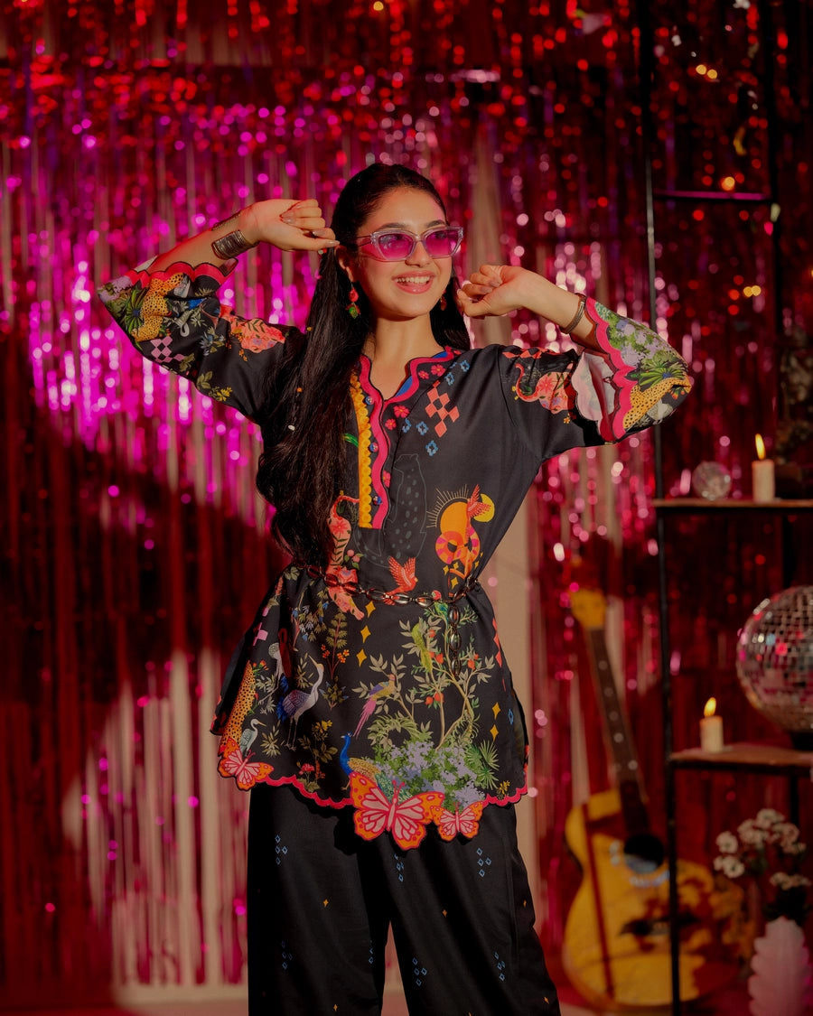 Dhaga 2 Piece Ready to Wear Intricate Cutwork Suit - Delulu