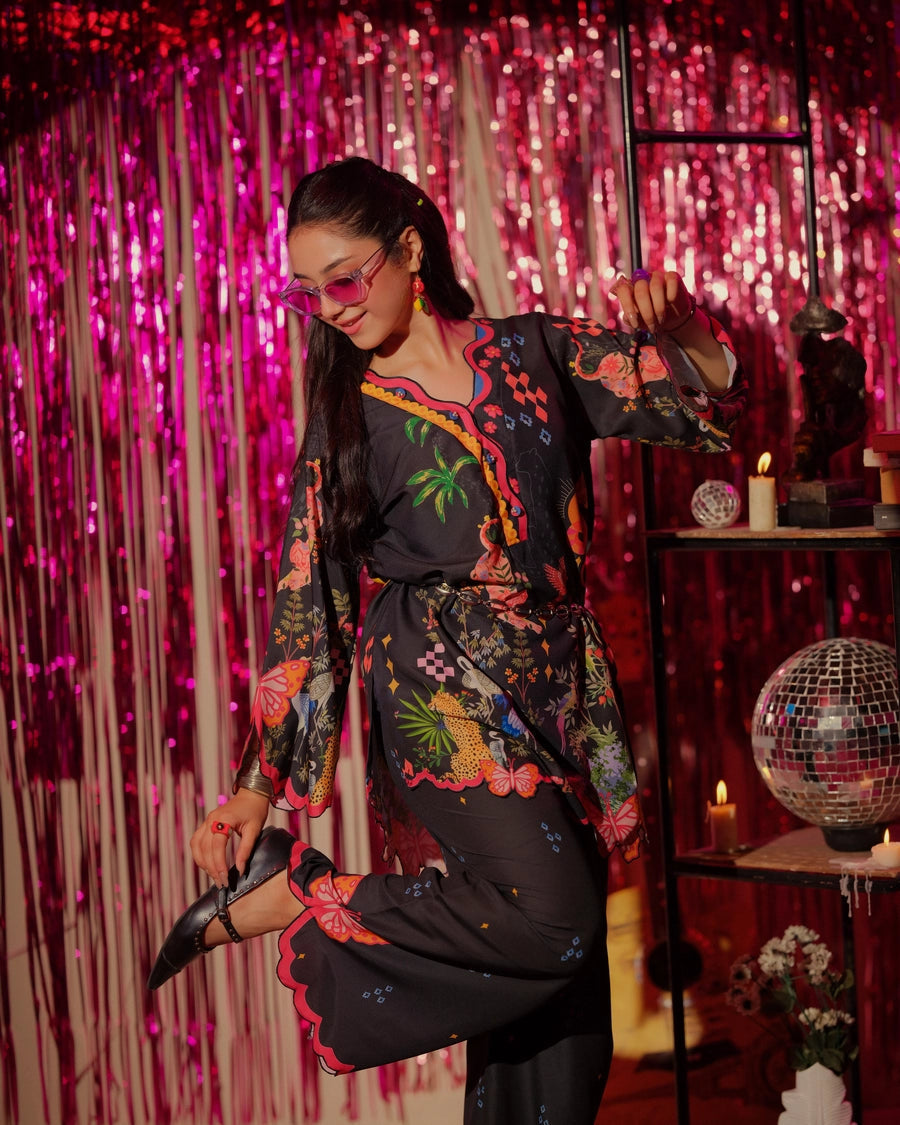 Dhaga 2 Piece Ready to Wear Intricate Cutwork Suit - Delulu