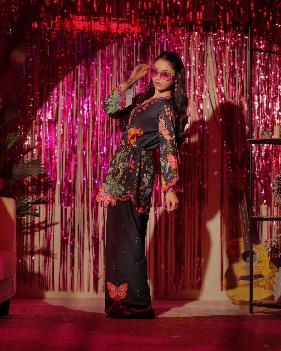 Dhaga 2 Piece Ready to Wear Intricate Cutwork Suit - Delulu
