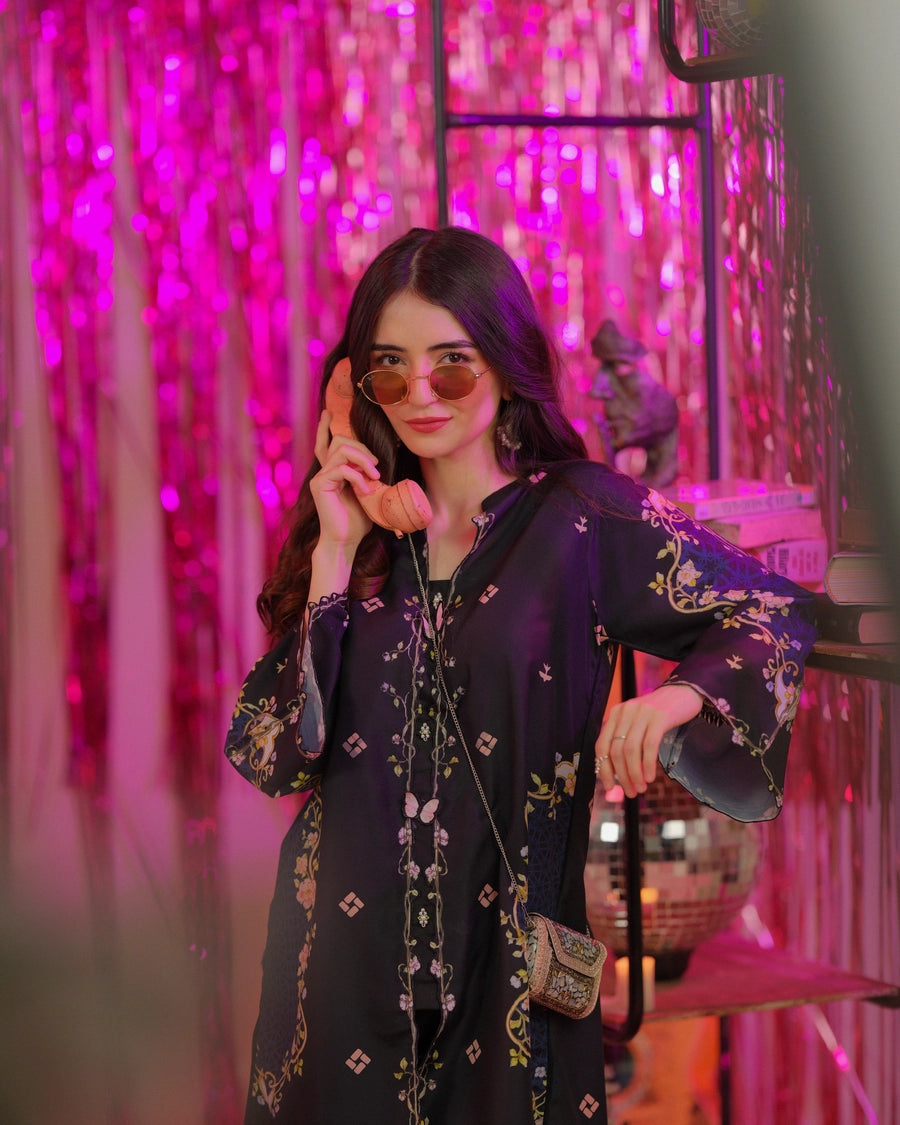 Dhaga 2 Piece Ready to Wear intricate cutwork Suit - Drip