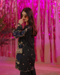 Dhaga 2 Piece Ready to Wear intricate cutwork Suit - Drip