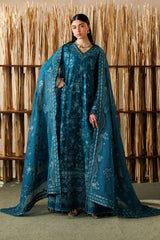 Baroque 3 Piece Unstitched Embroidered Lawn Suit - EL26-D04