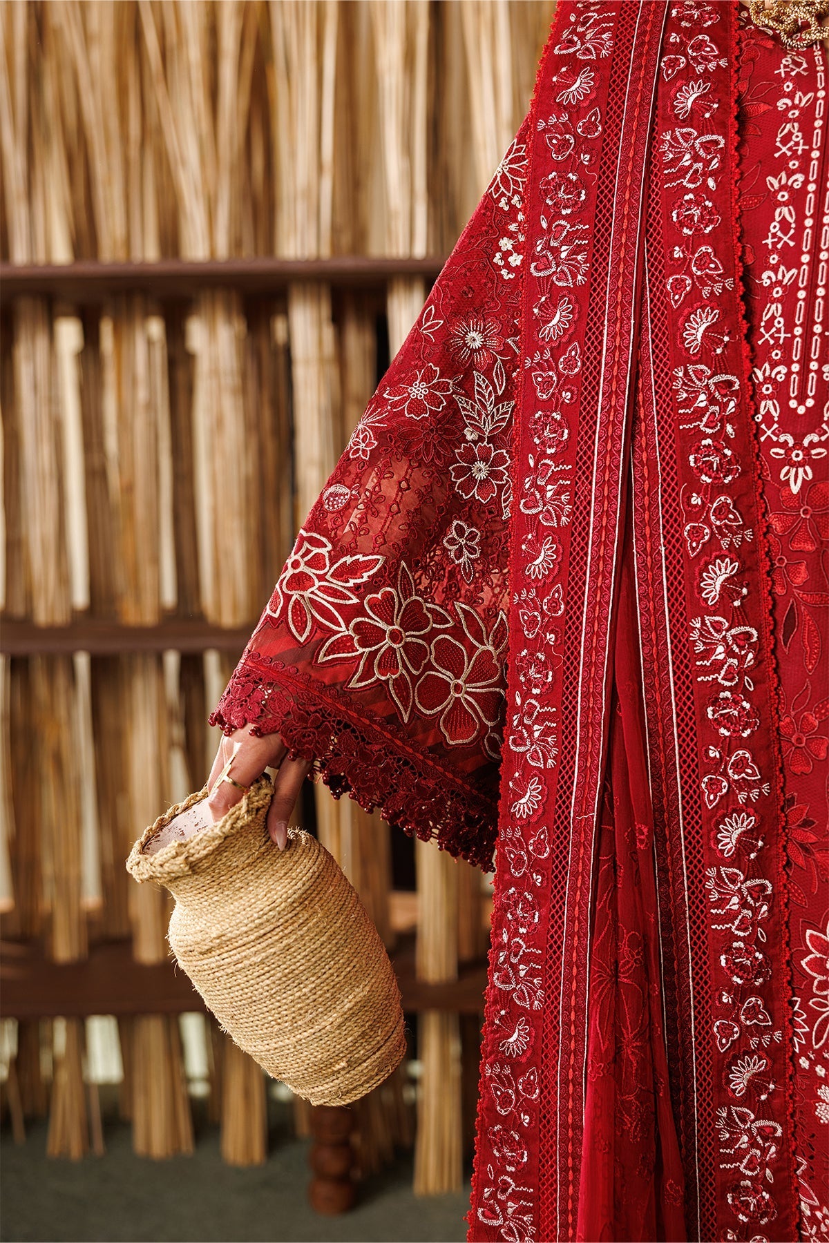Baroque 3 Piece Unstitched Embroidered Lawn Suit - EL26-D05