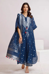 Gul Ahmed 3 Piece Unstitched Paper Cotton Jacquard Suit with Paper Cotton Jacqaurd Dupatta FE-52017