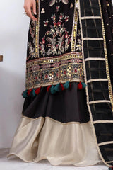 Gul Ahmed 3 Piece Unstitched Embroidered Chiffon Suit with Embroidered Chiffon Dupatta FE-52167