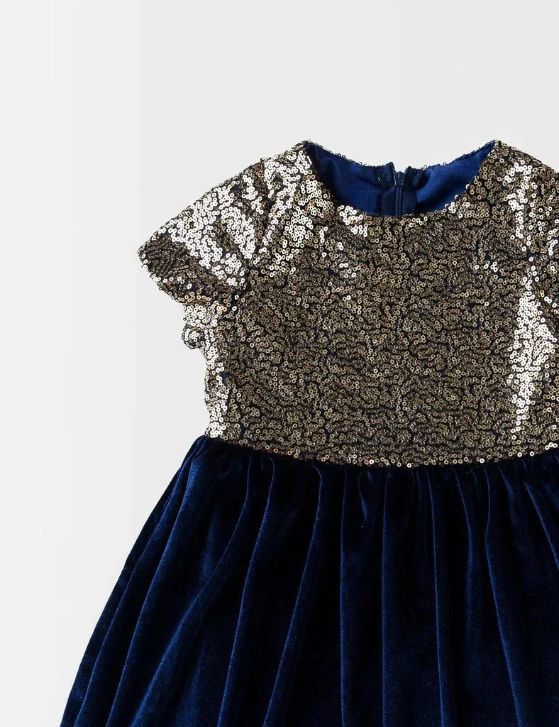 Beechtree 1 Piece Kid's Stylish frock - FGFRI-521-01-A-NAVY