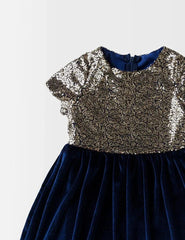 Beechtree 1 Piece Kid's Stylish frock - FGFRI-521-01-A-NAVY