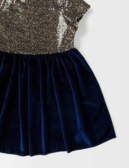 Beechtree 1 Piece Kid's Stylish frock - FGFRI-521-01-A-NAVY