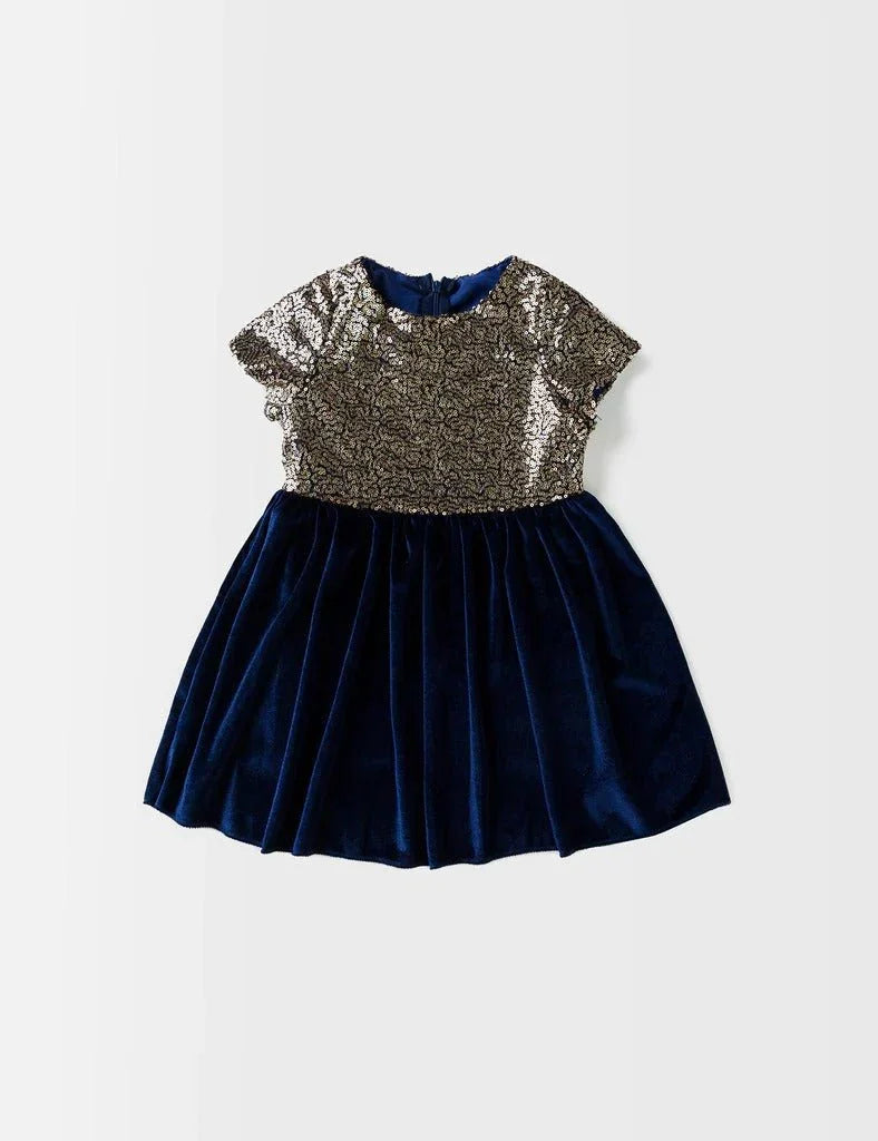 Beechtree 1 Piece Kid's Stylish frock - FGFRI-521-01-A-NAVY