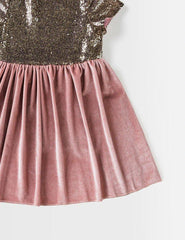 Beechtree 1 Piece Kid's Stylish frock - FGFRI-521-01-B-PINK