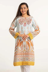 Gul Ahmed 01 Piece Stitched Digital Print Khaddar Shirt GLW-23-24