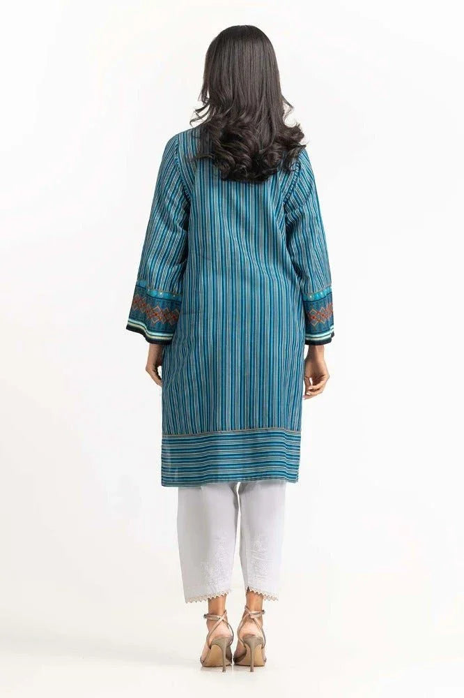 Gul Ahmed 01 Piece Stitched Digital Print Khaddar Shirt GLW-23-65