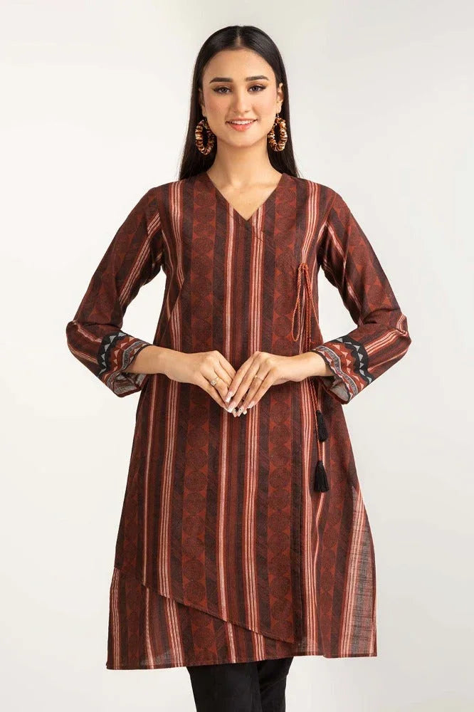Gul Ahmed 01 Piece Stitched Digital Print Khaddar Shirt GLW-23-68