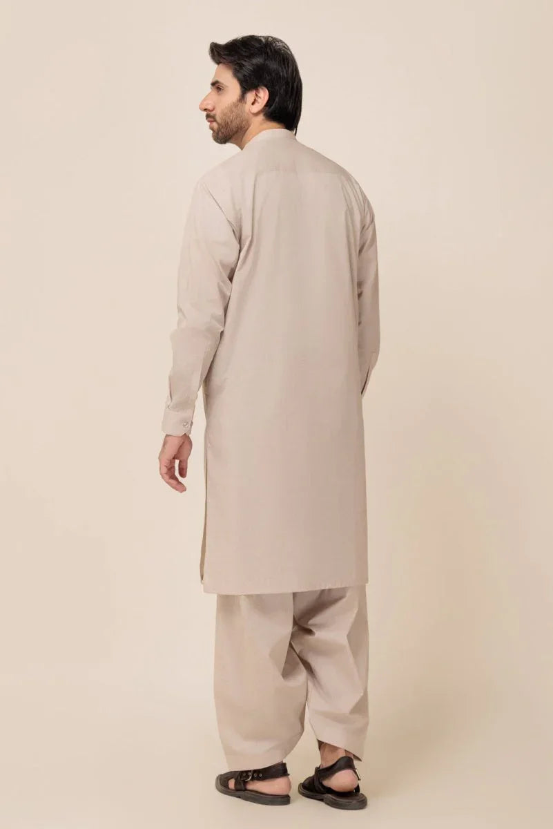 BONANZA MEN'S 2 PIECE BLUE-YARN DYED-SHALWAR SUIT - GSBB23-004