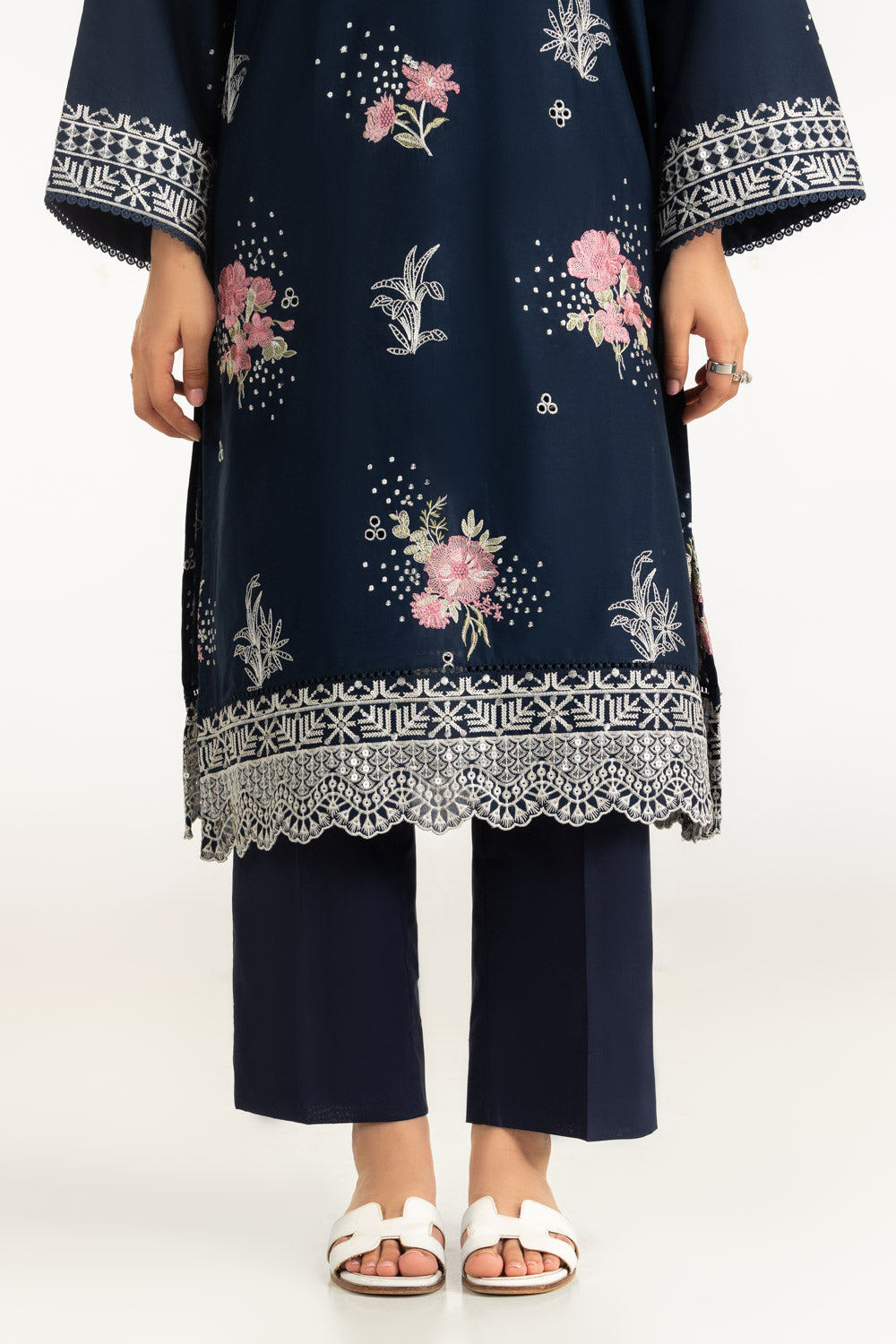 Gul Ahmed 3 Piece Ready to Wear Printed with Embroidered Lawn Suit - IUSTKSD-2333