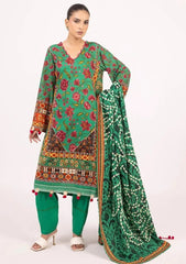 Gul Ahmed 3 Piece Unstitched Printed Khaddar Suit K-52032