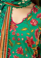 Gul Ahmed 3 Piece Unstitched Printed Khaddar Suit K-52032