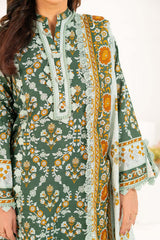 Gul Ahmed 3 Piece Unstitched Printed Khaddar Suit With Dupatta K-52083