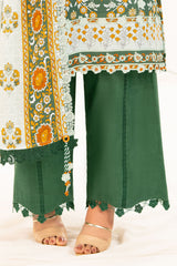 Gul Ahmed 3 Piece Unstitched Printed Khaddar Suit With Dupatta K-52083
