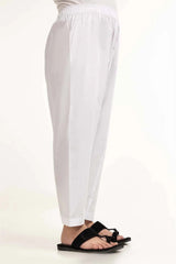 Gul Ahmed 1 PC White Basic Shalwar KSH-CTN24-001