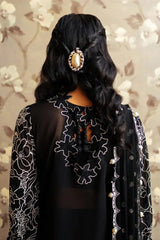 Gul Ahmed 3 Piece Unstitched Embroidered Swiss Voile Suit with Embroidered Chiffon Dupatta LSV-52002