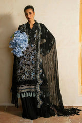 Gul Ahmed 3 Piece Unstitched Embroidered Swiss Voile Suit with Embroidered Chiffon Dupatta LSV-52025