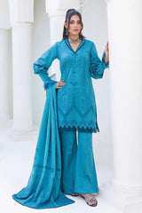Gul Ahmed 3PC Chambray Jacquard Unstitched Suit MJ-42006