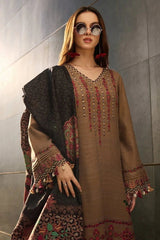 Charizma 3 Pc Unstitched Embroidered Leather Suit - PSW5-11