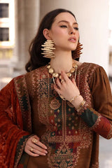 Charizma 3 Pc Unstitched Embroidered Dyed Leather Suit - PSW5-18