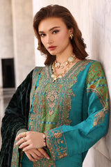 Charizma 3 Pc Unstitched Embroidered Dyed Leather Suit - PSW5-19