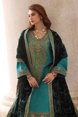 Charizma 3 Pc Unstitched Embroidered Dyed Leather Suit - PSW5-19