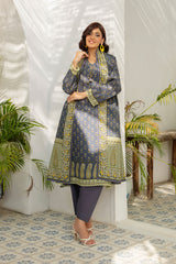 Gul Ahmed 3 Piece Unstitched Printed Khaddar Suit With Dupatta SD-52188
