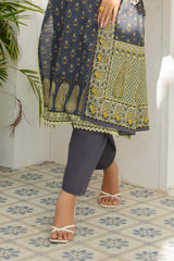 Gul Ahmed 3 Piece Unstitched Printed Khaddar Suit With Dupatta SD-52188