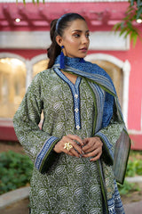 Gul Ahmed 3 Piece Unstitched Printed Khaddar Suit SD-52217