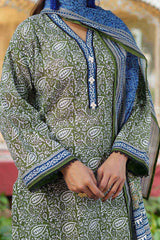 Gul Ahmed 3 Piece Unstitched Printed Khaddar Suit SD-52217