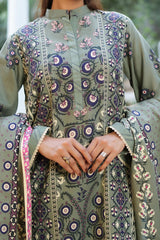 Gul Ahmed 3 Piece Unstitched Printed Khaddar Suit SD-52224