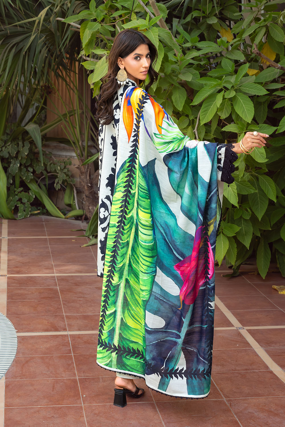 Gul Ahmed 3 Piece Unstitched Printed Khaddar Suit SD-52242