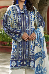 Gul Ahmed 3 Piece Unstitched Printed Khaddar Suit SD-52244