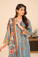 Gul Ahmed 3 Piece Unstitched Printed Khaddar Suit With Dupatta SD-52260