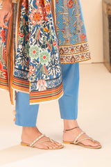 Gul Ahmed 3 Piece Unstitched Printed Khaddar Suit With Dupatta SD-52260