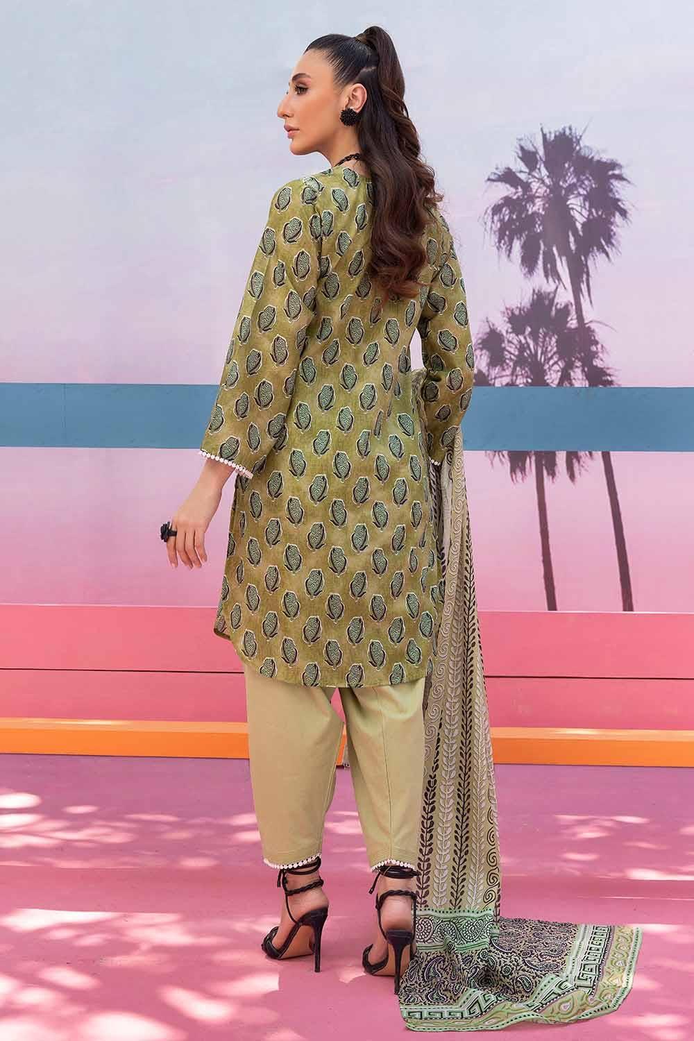 Gul Ahmed 2PC Lawn Printed Unstitched Suit TL-32080 A