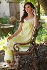 Gul Ahmed 2 Piece Unstitched Embroidered Lawn Shirt with Dyed Trouser TL-52088
