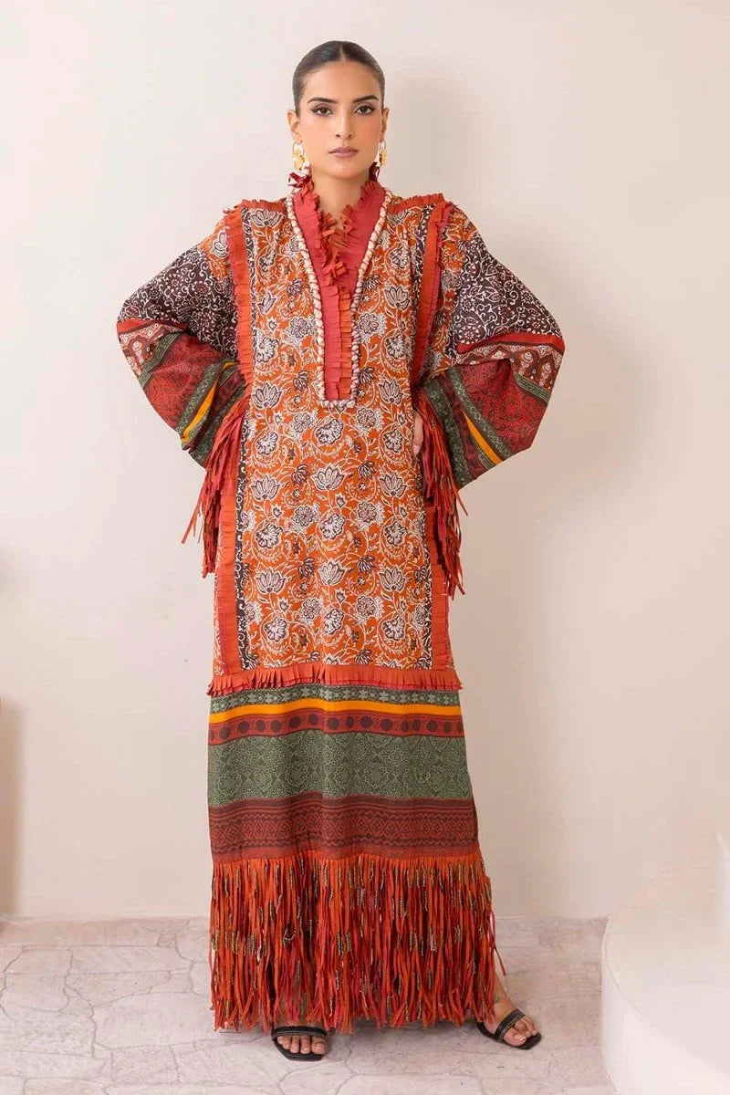 Gul Ahmed 2 Piece Unstitched Printed Lawn Suit TL-52146