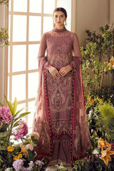 Afrozeh 3 Piece Stitched Net Embroidered Suit - VALENTINA
