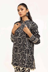 Gul Ahmed 2PC Unstitched Printed Linen Suit VT-42005
