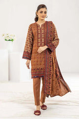 Gul Ahmed 3 Piece Printed Dhanak Stitched Suit WNS-32189 A