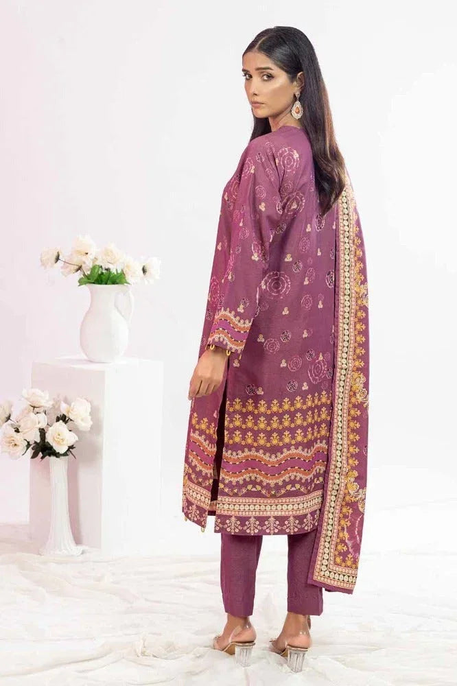Gul Ahmed 3 Piece Printed Chambray Stitched Suit WNS-32213 B
