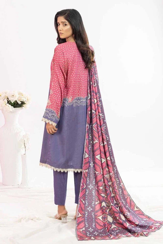 Gul Ahmed 3 Piece Printed Chambray Stitched Suit WNS-32270 A