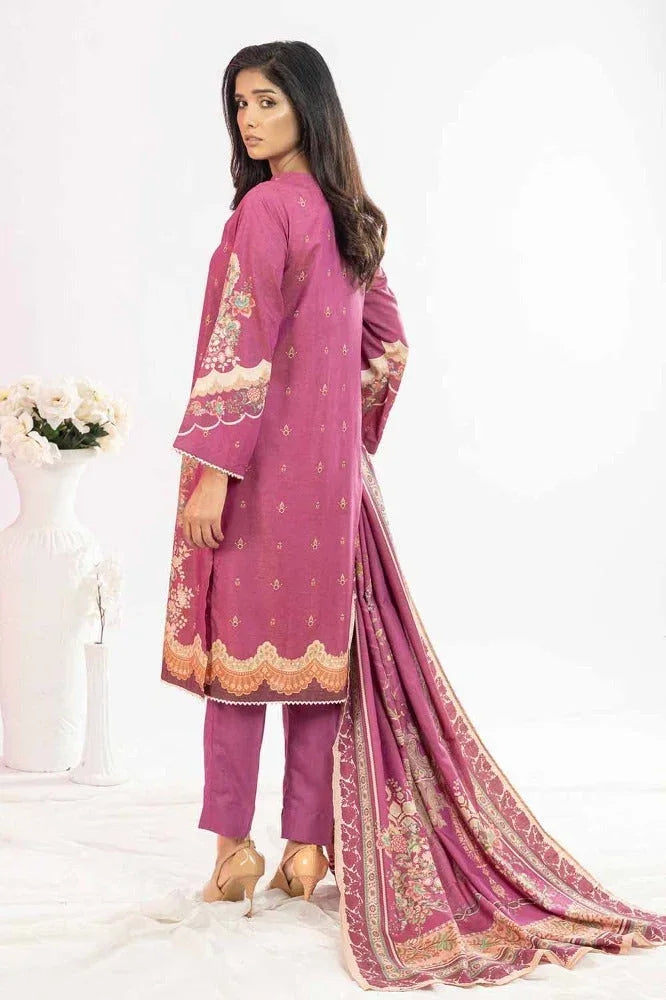 Gul Ahmed 3 Piece Printed Chambray Stitched Suit WNS-32281 B