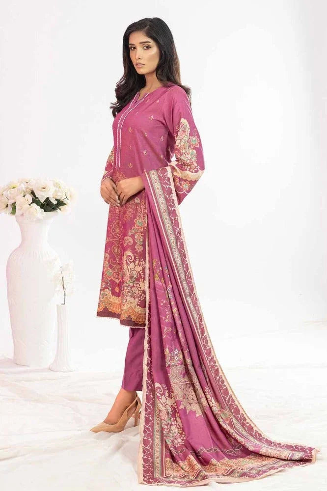 Gul Ahmed 3 Piece Printed Chambray Stitched Suit WNS-32281 B